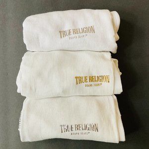 TRUE RELIGION Men's Set of 3 Tank Tops NWOT Size M 38-40